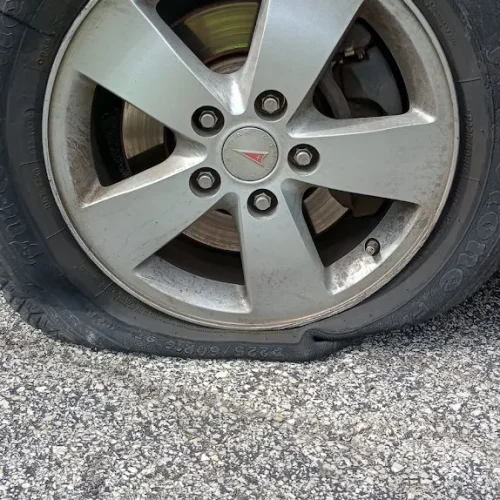 flat tire
