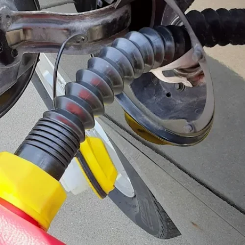 Fuel Delivery fueling the car for my client